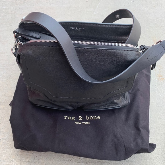 RAG & BONE SMALL PILOT SATCHEL IN BLACK - Picture 2 of 3